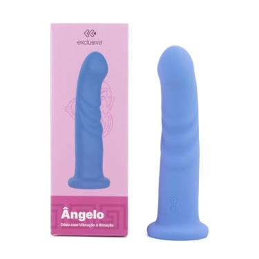 Imagem de Dildo com Relevos, Vibrações e Rotação - Exclusiva Ângelo