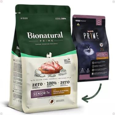 Imagem de Ração Para Cachorro 2,5KG Bionatural Prime Sênior Raças Pequenas Sabor