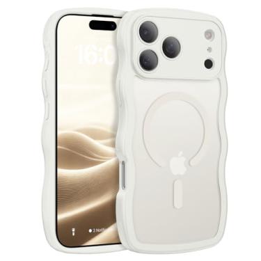 Imagem de BENTOBEN Capa magnética para Google Pixel 10 Pro XL fofa, ondulada ondulada Pixel 10ProXL [compatível com MagSafe] Capa antiderrapante fosca fina para mulheres meninas meninos capa para Google 10ProXL