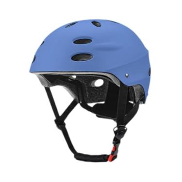Imagem de Pegciuho Capacete Infantil para Bicicleta com Fivela Ajustável, Portátil, para Ciclismo E Escalada, Azul
