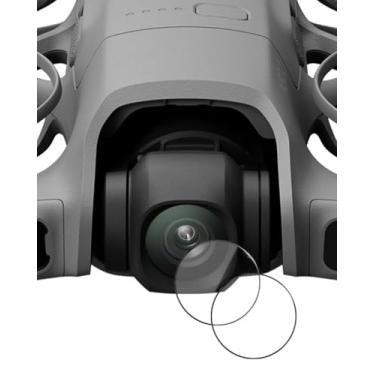 Imagem de YAJOJO Pacote com 2 protetores de lente para DJI NEO 2,9H dureza vidro temperado para drone DJI NEO 2, antiarranhões, sem bolhas, clareza HD
