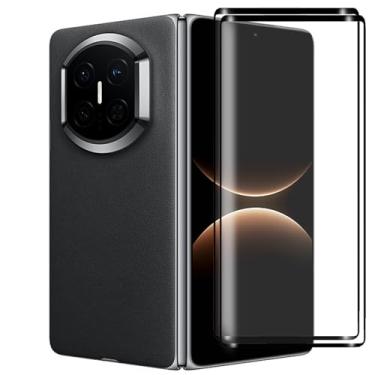 Imagem de MAOUICI Película protetora de tela de vidro temperado para Huawei Mate X7 (20.3 cm), rigidez 9H HD transparente antiimpressão digital [2 unidades]