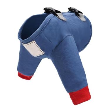 Imagem de Dualoai Manga de recuperação para recuperação da pata dianteira do cão, protetor de cotovelo, respirável, roupa protetora de manga comprida para animais de, L