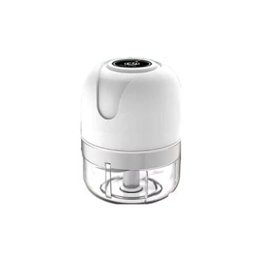 Imagem de Processador de Alimentos Elétrico Mini 250ML - Britador Portátil com Recarga USB, Ideal para Carne e Vegetais, Prático para Cozinha e Viagens (Aleatório)
