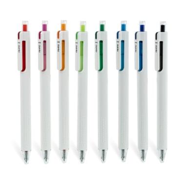 Imagem de AIHAO Canetas de gel de ponta média de 0,7 mm, canetas de tinta coloridas retráteis, suaves e de secagem rápida, sem manchas e sem sangramento, aderência confortável para diário e anotações, pacote