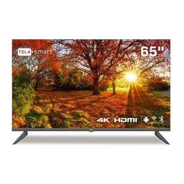 Imagem de Smart TV 65" HQ 4K com Conversor Digital externo 3 HDMI 2 USB WI-FI Design Slim e Tela Frameless