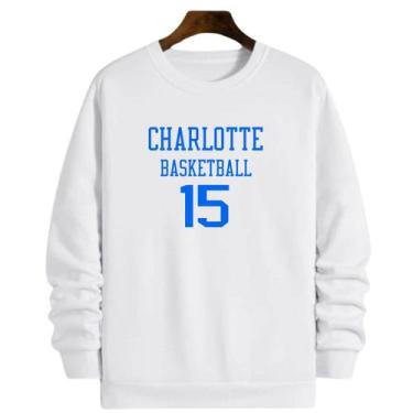 Imagem de Blusa Moletom Gola Basquete Charlotte Basketball número 1 - Loja Click