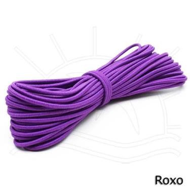 Imagem de Elástico Roliço Colorido nº 15 (2,8mm) - 10 metros - São José, Roxo