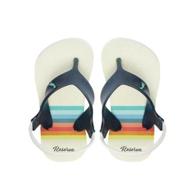 Imagem de Chinelo Reserva Infantil Branco-Masculino