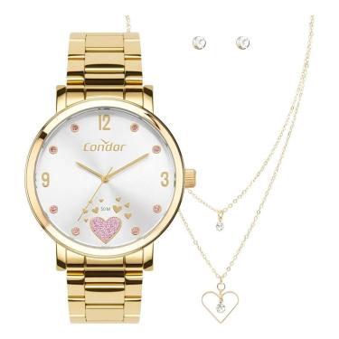 Imagem de Relógio Condor Feminino Frozen Dourado - CO2035NGA/K4K-Feminino