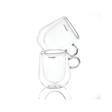 Imagem de Conjunto de Canecas Parede Dupla com Alça 300ml - Bugatti