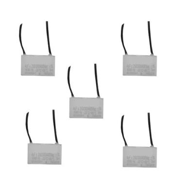Imagem de Kit 5 capacitor 2 fios quadrado 4uf x 250/400v tri - TRIO