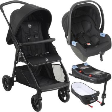 Imagem de Carrinho Moises Bebe Conforto Base ISOFIX Burigotto Lui 22 Grafite