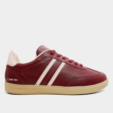 Imagem de Tênis Ramarim Casual Feminino, Vinho, 37
