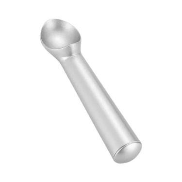 Imagem de Colher De Sorvete Antiaderente Preta E Prateada De 7 Polegadas, Leve E