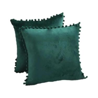 Imagem de Capa De Almofada Decorativa Com Franjas De Macramê E Flores Para Sofá 