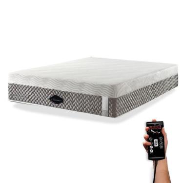 Imagem de Colchão De Látex Híbrido Médio Kit Spa Solteiro 88x188cm