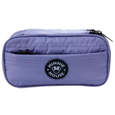Imagem de Estojo Duplo Matelasse Lilas - Disney Minnie