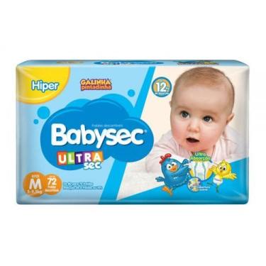 Imagem de Fralda Infantil Babysec Ultrasec Hiper, M, 68