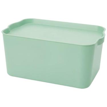 Imagem de Organizador Pequeno Alto com Tampa Verde - Giotto