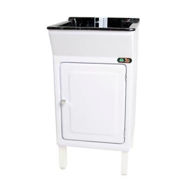 Imagem de Tanque De Lavar Roupa Fiberblu Viena 20l Granitado Preto