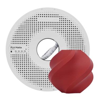 Imagem de Filamento PLA Matte Bambu Lab para Impressora 3D Vermelho Escuro 1 Kg 1.75mm