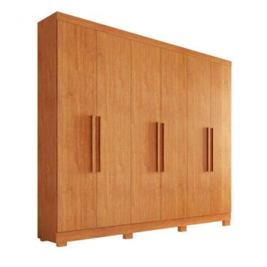 Imagem de Guarda-roupa 6 Portas 1,80m Com Pés - Sergipe Bianchi