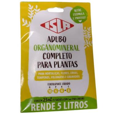 Imagem de Adubo Organomineral Completo para  Plantas (25ml) ISLA
