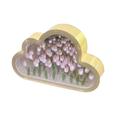 Imagem de Luminária De Mesa Em Forma De Tulipa Com Espelho Oculto, Luz Criativa 