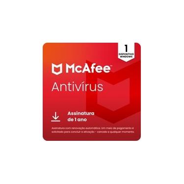 Imagem de McAfee Antivírus - Proteção para 1 Dispositivo - 1 ano - Digital para download