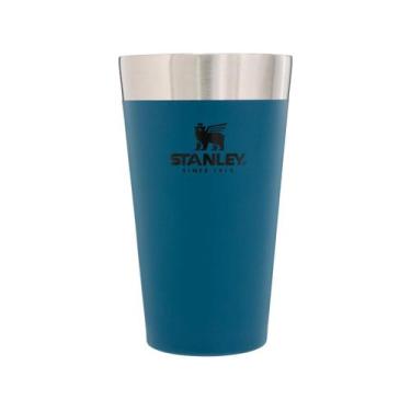 Imagem de Copo Térmico de Cerveja AZ Stanley 473ML - GRAVADO A LASER, Azul Escur