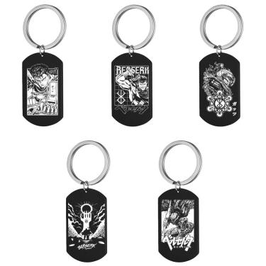 Imagem de Chaveiro Berserk em aço inoxidável Eclipse Warriors Design