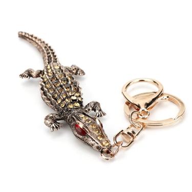 Imagem de Chaveiro Creative Red-eyed Alligator Lizard com strass