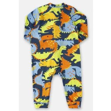 Imagem de Macacão Bebê Menino Manga Longa Estampado Dino Up Baby-Masculino