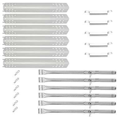 Imagem de 463245917 G470-0004-W1A Tenda Térmica G470-5200-W1 Peças de Reposição para Grelha de 6 Queimadores Peças de Reposição para Charbroil Grill Peças 466245917 G470-0004-W1 G321-4C00-W1 G432-0017 D-W1 Cross. Sover Tube Performance 6 Peças de Queimador