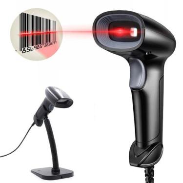 Imagem de Leitor de Código de Barras com Fio 1D, 2D, Qr Code Portátil - FogoMax