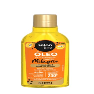 Imagem de Óleo Capilar Nutrição e Proteção Térmica 50ml Salon Line Multy Maracujá e Argan Vegano
