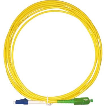 Imagem de Cabo de Fibra Optica SC-Upc para SC-Apc Single Mode 3 MM - 10 Metros -
