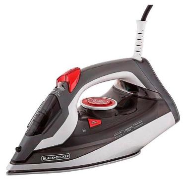 Imagem de Ferro de Passar Roupa a Vapor Black + Decker Com Vaporizador, 110V