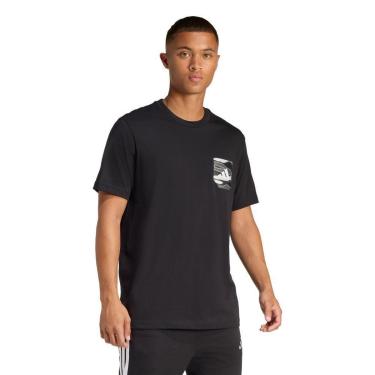 Imagem de Camiseta Adidas Estampada Camo Woven Pocket-Masculino