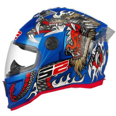Imagem de Capacete Moto Fechado Pro Tork Stealth Dragon Masculino Feminino Segur