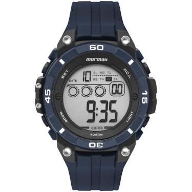 Imagem de Relógio MORMAII WAVE masculino digital azul MO2912B/8A