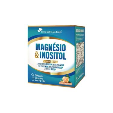Imagem de Magnésio e Inositol + Associações Sabor Pink Lemonade 20 sachês Flora Nativa do Brasil-...