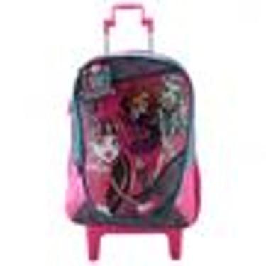 Imagem de Mochila de carrinho monster high grande - Sestini, Rosa