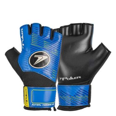 Imagem de Luvas De Goleiro Futsal Poker Training Neo, Azul, 11