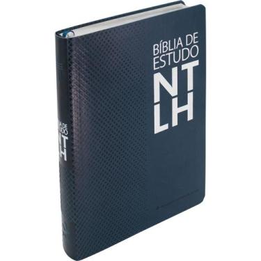 Imagem de Bíblia De Estudo Ntlh - Capa Couro Azul - LC