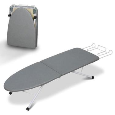 Imagem de Tábua de passar roupa de mesa ZOES HOMEWARE dobrável com descanso de f