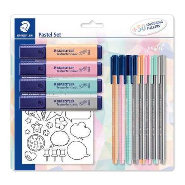 Imagem de Kit Caneta + Marcadores Pastel Set - Staedtler - Steadtler