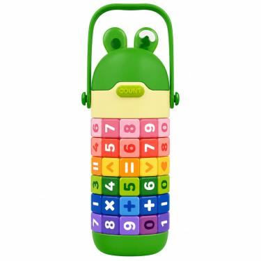 Imagem de Garrafa Infantil Térmica com Tabuada 430ml Verde