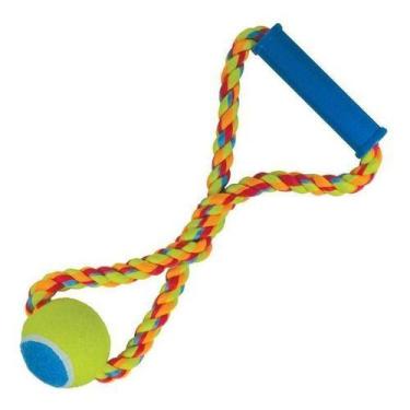 Imagem de Jambo corda puxa bola tenis color - JAMBO PET
